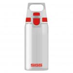 Бутылка Sigg Total Clear One (0,5 литра), бело-красная
