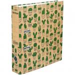 Папка-регистратор Berlingo Cactus, 70 мм, крафт-бумага, с рисунком, ATk_70402