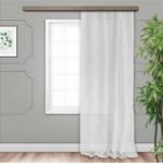 Штора Тюль с резиновым рисунком перья 300*260