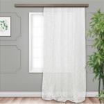 Штора Органза деворе Вензель молочный 150*260