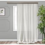 Штора Тюль Рогожка  молоко 300*275