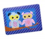 Пазл в рамке "Совята" 4 эл (14,5*10,5 см) (Мин.отгрузка от 10 шт)