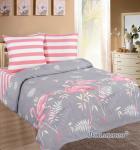 Комплект постельного белья Поплин / Фламинго