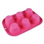 SATOSHI Алион Форма для выпечки 6 ячеек 28,8x19,8х5,3 см, силикон
