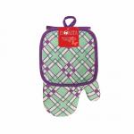 Набор рукавица + прихватка Bonita, Черничный мохито