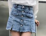 Джинсовая юбка-шорты DT