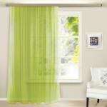 Штора вуаль 150*260 см зел. яблоко