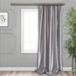 Штора портьерная "Водевиль" блэкаут серебро 135*260*1шт