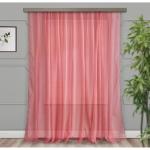 Штора вуаль 150*260 см брусника