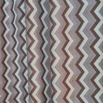 Штора портьерная  жаккард-печать двусторонний Бесконечность бок  коричневый 190*275 1 шт.