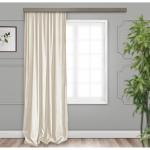 Штора портьерная  жаккард Бамбук однотонный  молочный 135*260  1 шт.