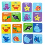 Детское домино для ванны «Подводный мир»