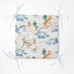 Бортик Крошка Я «Динозавры» (32?32 см - 12 шт.) бязь/синтепон