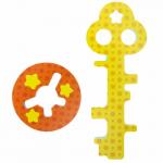 Головоломка для игры в ванне «Ключик и звёздочки» , цвет жёлтый