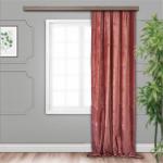 Штора портьерная Вельвет однотонный бордо 190*260 1 шт.