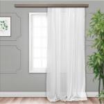 Штора Тюль деворе Флора белый 150*275