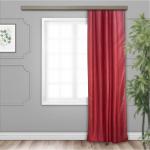Штора портьерная Тергалет бордо 140*260 1 шт.
