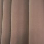 Комплект  портьер Сатин однотонный шоколад 190*275 2 шт.