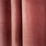 Комплект портьер Вельвет однотонный бордо 135*260 2 шт.