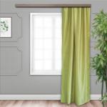 Штора портьерная  жаккард Бамбук однотонный  зеленый 190*260  1 шт.