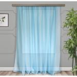 Штора вуаль 150*260 см голубая