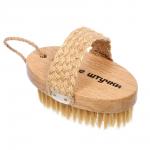*Щетка деревянная Антицеллюлит банная массажная 13 см, с натуральной щетиной Банные штучки
