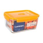 Контейнер с крышкой RECT PURE BOX ACTIVE ORANGE стекло 290 cl ОАЭ