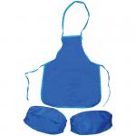 Фартук с нарукавниками ArtSpace, 48,5*39,5см, 2 кармана, синий, ФСН_17716