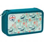 Пенал 3 отделения, 190*110 ArtSpace "Marine style", ламинация, 30П25-3_ПК12_25497