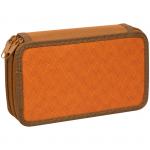 Пенал 2 отделения, 190*110 ArtSpace "Моноколор. Оранжевый", ткань, ПК11-20_16311
