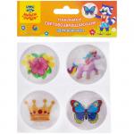 Набор световозвращающих наклеек Мульти-Пульти "Для девочек", ПВХ, 4шт., НС_21731