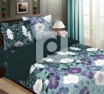 бязь ЛЮКС "Батик" вид 1 (темно-зеленый цвет)