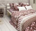 КПБ Евро TIFFANY'S secret, сатин, Шоколадный этюд