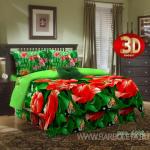 КПБ - Бязь плотность 125 гр. - Тюльпаны