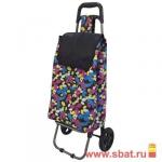 Сумка-тележка 25 кг, 20*38*92 см, кол. пластик d=150 мм