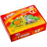 Гуашь Гамма "Мультики", 12 цветов, 40 мл, картон, 221032Н