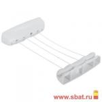 Сушилка настенная выдвижная д/белья 13,2 м, пластик, CD-2020