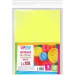 Цветная бумага A4, ArtSpace, 10л., 5цв., тонированная, неоновая, в пакете с европодввесом, 267036