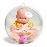 ПУПС  12.5 см. В ЖЕЛТОМ ХАЛАТЕ ( винилпласт, текстильное волокно)