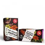 Имбирный чай (чёрный) с лимоном и медом, 20 ф/п