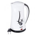 LEBEN Чайник электрический 1,7 л, 1850Вт пластик, автоотключение, шкала воды в виде цветка