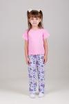 Брюки детские Пижамные кулирка для девочки