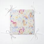 Бортик Крошка Я «Единороги» (32?32 см - 12 шт.) бязь/синтепон