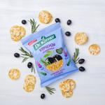 Чипсы цельнозерновые кукурузно-рисовые с оливковым маслом и розмарином 0,05