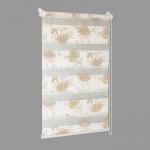 Рулонная штора День-Ночь Сантайм Декор , роза бежевая               (df-200312-gr)