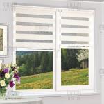 Рулонная штора  День-ночь Лён                (408-gr)