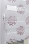 Рулонная штора День-Ночь Сантайм Декор , крем, сиреневый               (df-200081-gr)