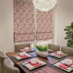 Римская штора Akane Rombo Culla, малиновый (rojo) 36  (df-200163-gr)