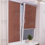 Рулонная штора Венеция Термо-Блэкаут шоколад               (df-200053-gr)