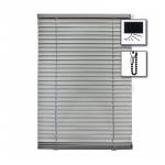 Жалюзи алюминиевые Блэкаут с цепочным механизмом, серебро брокат  (311-13-gr)